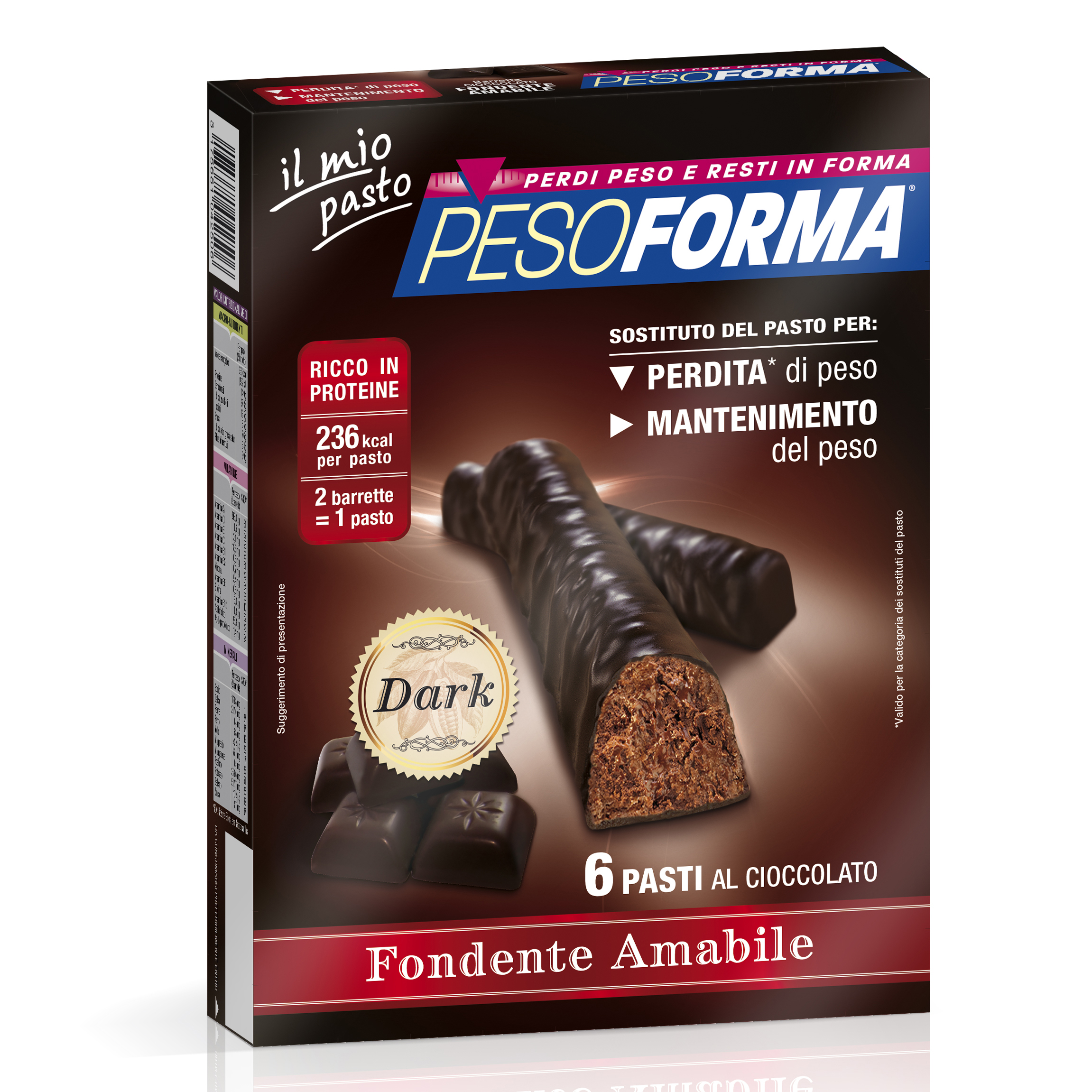 Pesoforma barrette dark 12 x 31 g