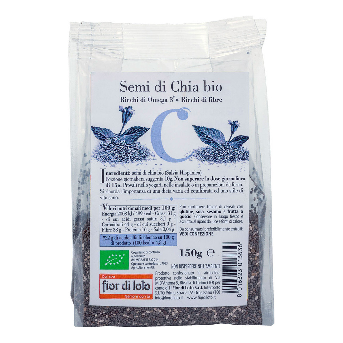Semi di chia bio 150 g