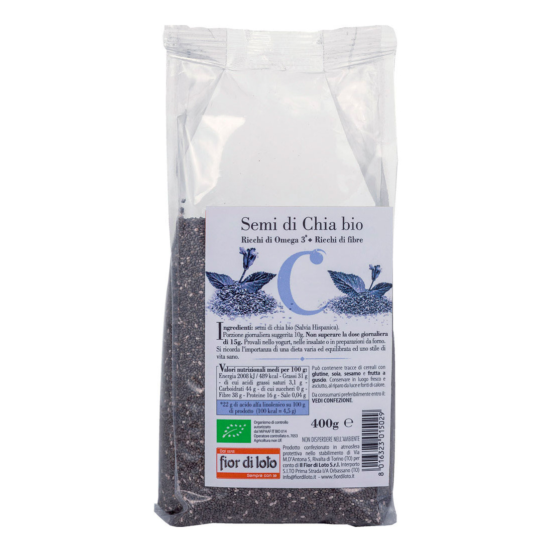 Semi di chia bio 400 g