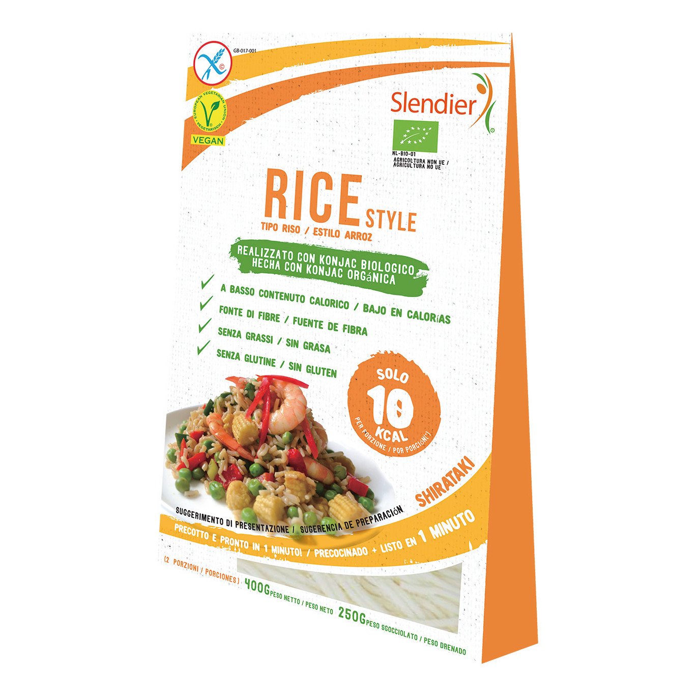 Shirataki riso bio 250 g