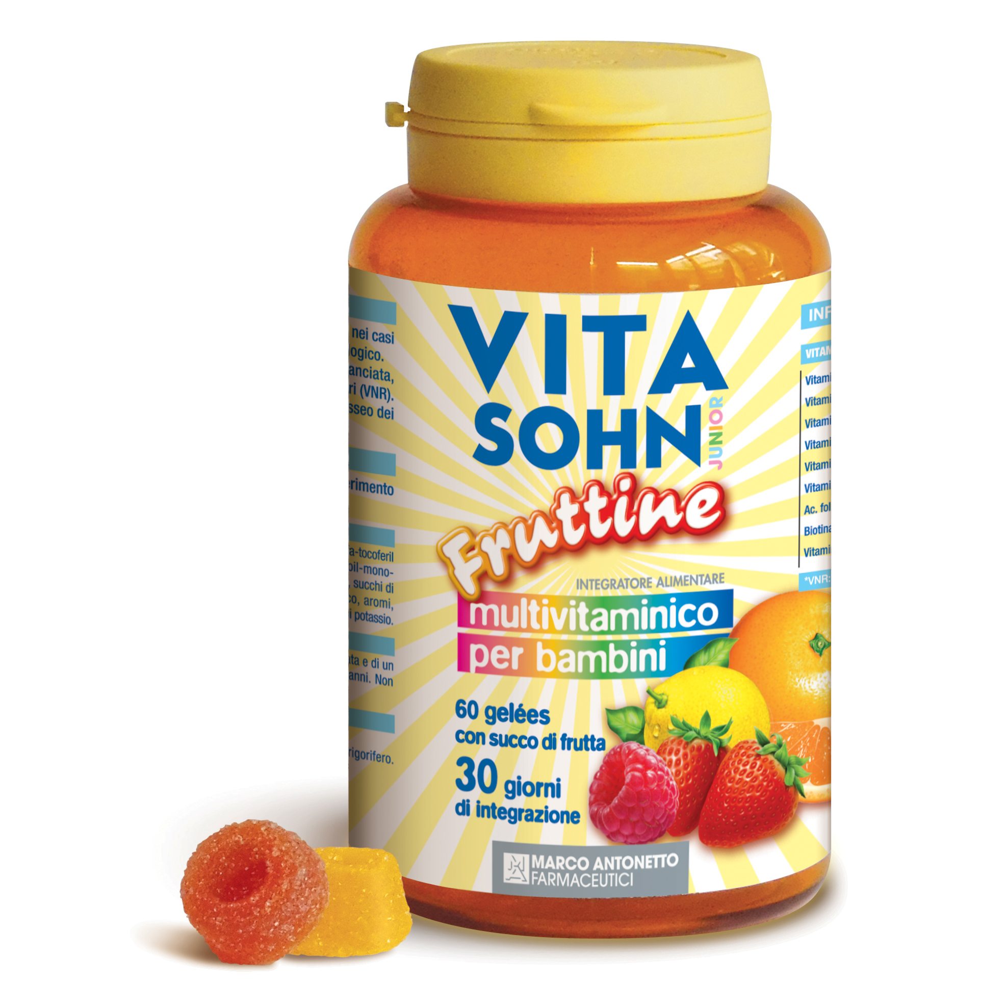 Vitasohn Junior Fruttine 60 Caramelle-image