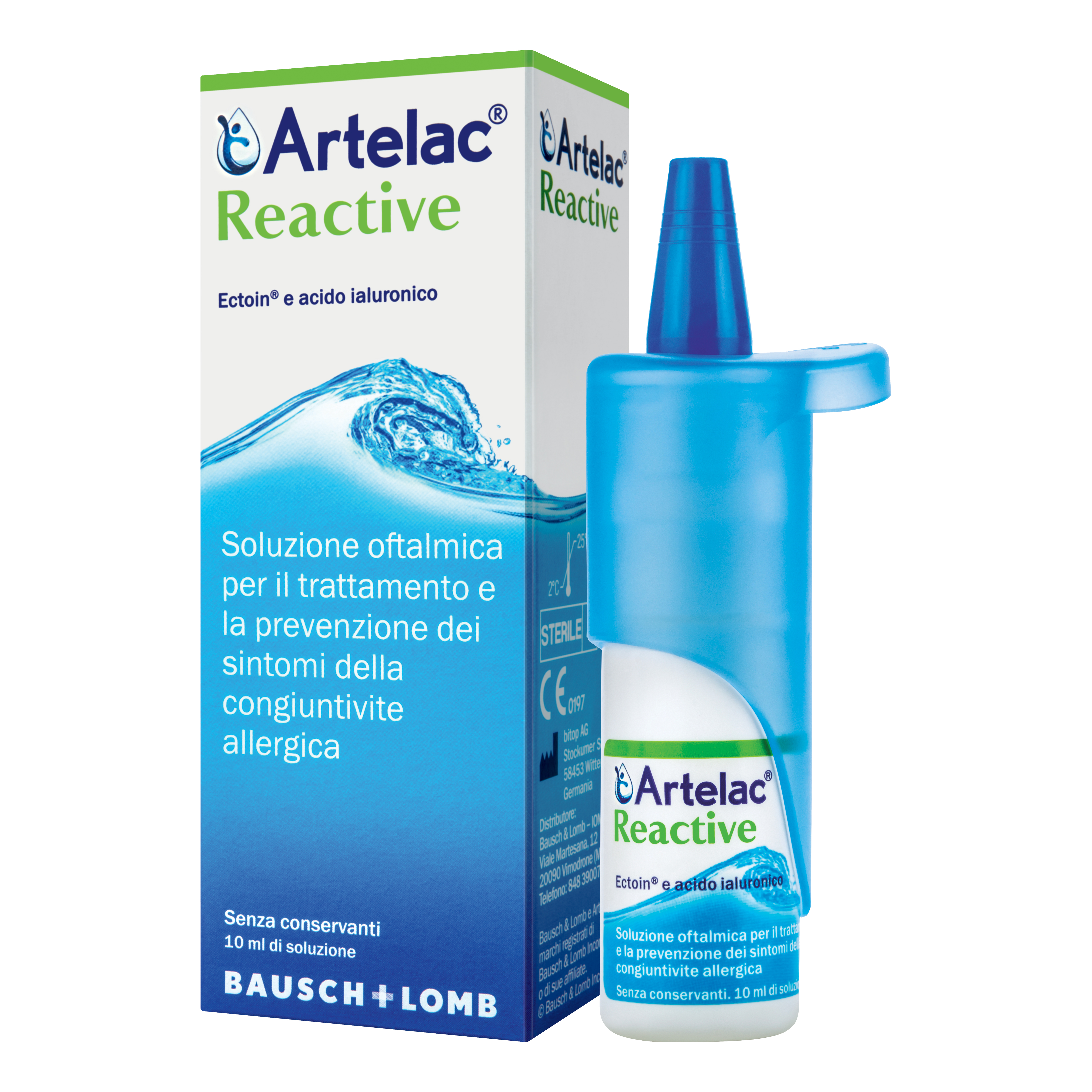 Artelac reactive soluzione oftalmica multidose flacone 10 ml