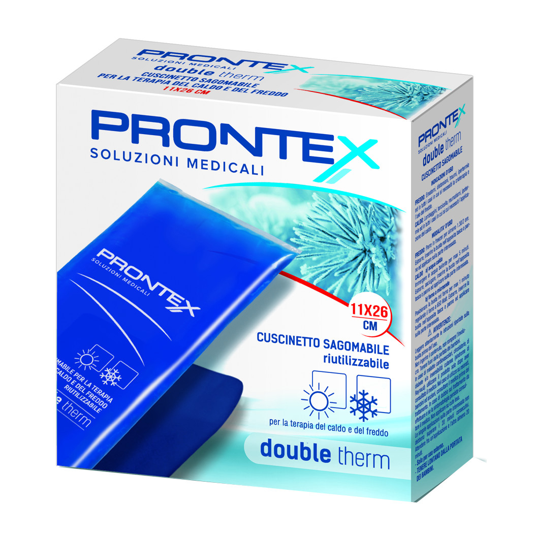 Prontex cuscinetto in gel riutilizzabile double therm 11x11cm
