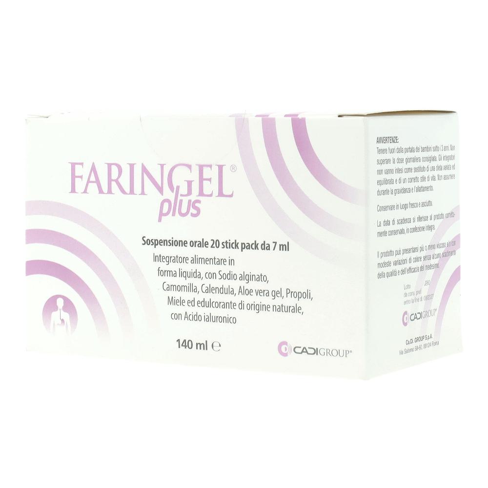 Faringel plus 20 stick pack 7 ml
