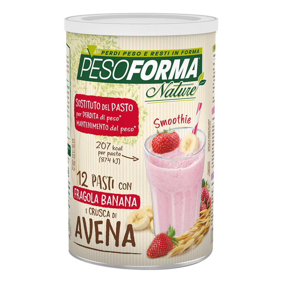 Pesoforma nature smoothie fragola banana polvere 420 g