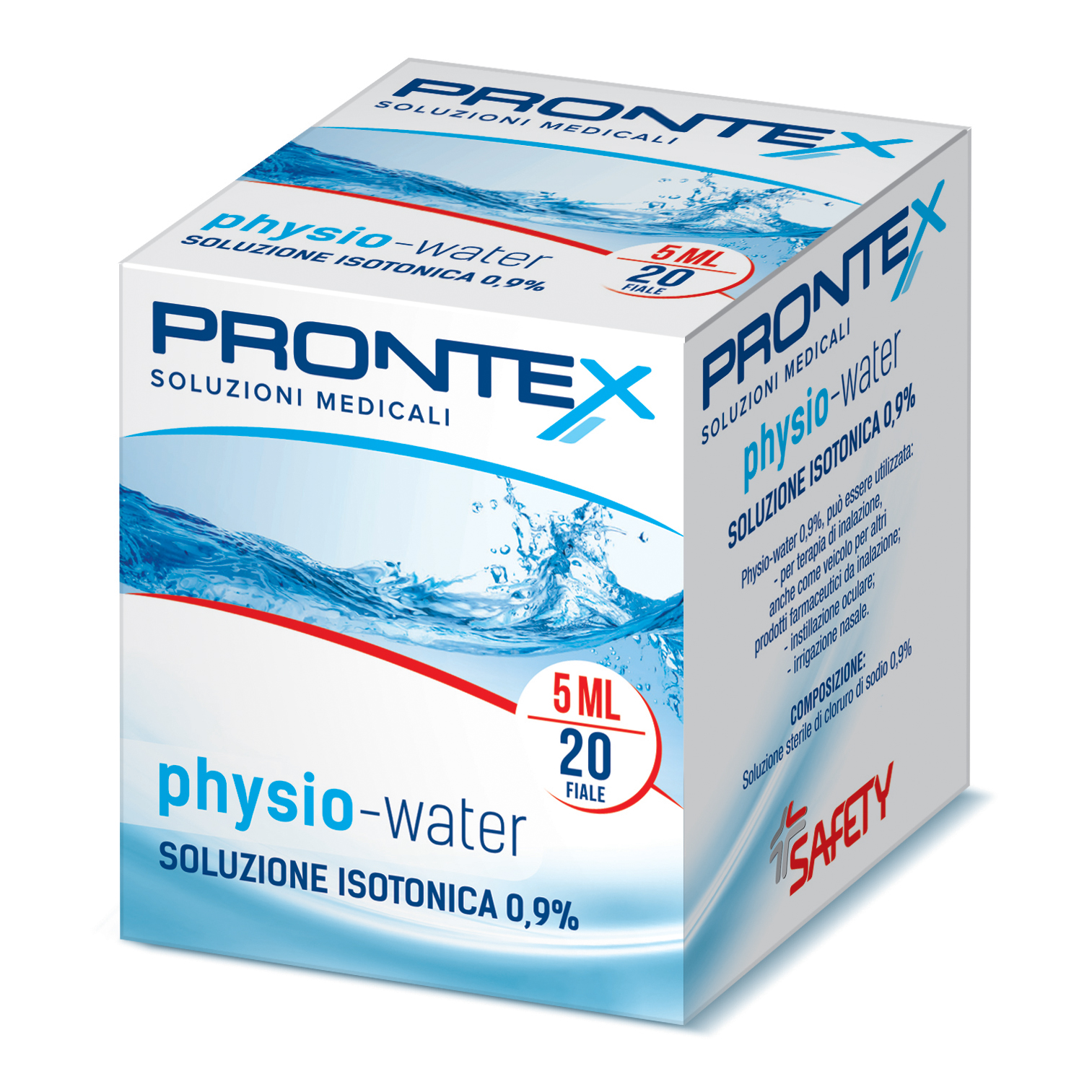 Soluzione fisiologica prontex physio isotonic 20 fiale da 5 ml