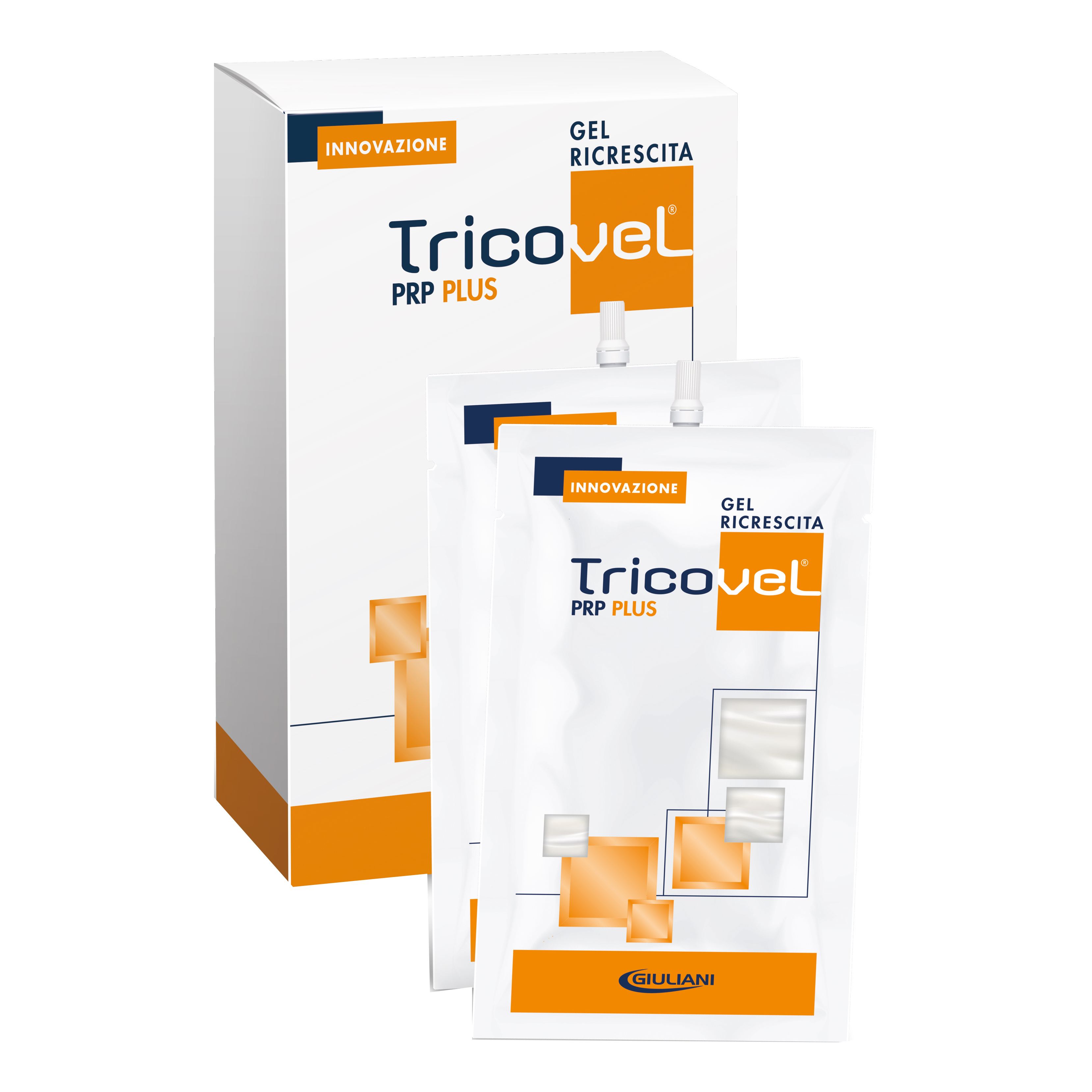 Tricovel prp plus gel ricrescita capelli 2 bustine 15 ml