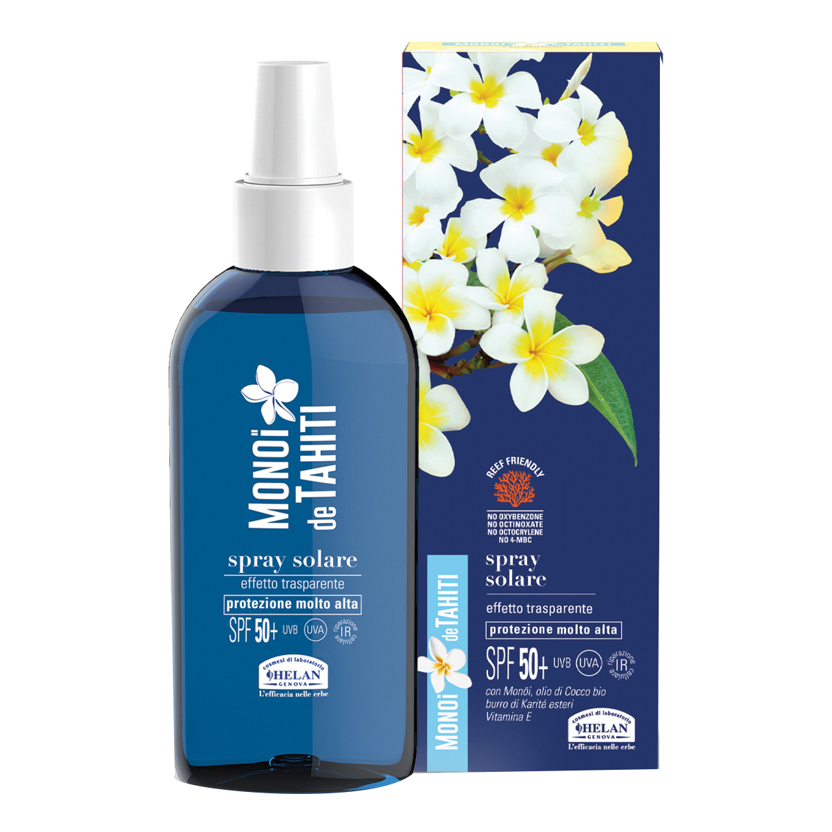 Monoi de tahiti spray solare effetto trasparente spf50+ 150 ml