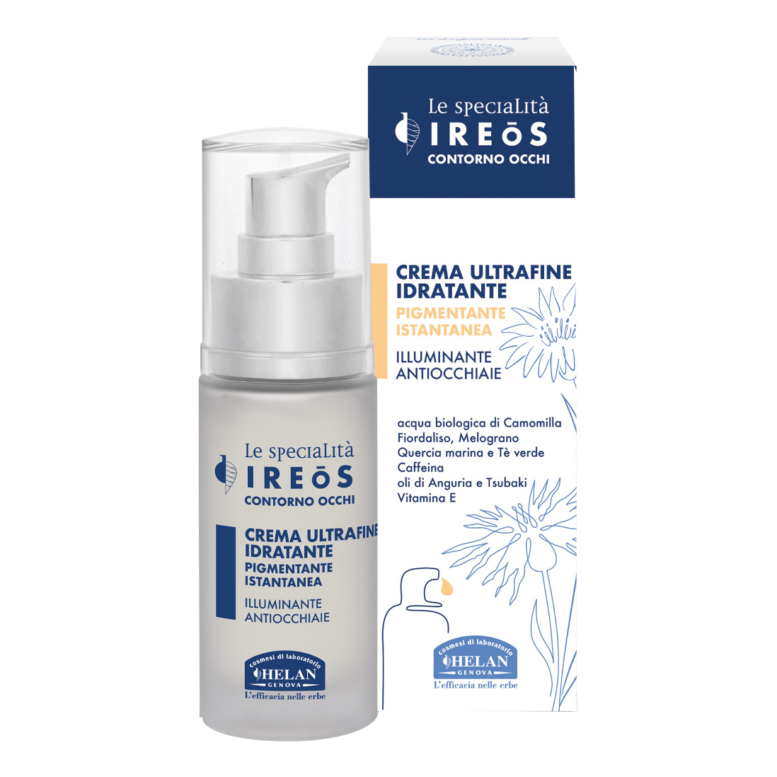 Ireos crema ultrafine idratante pigmentante istantanea 30 ml