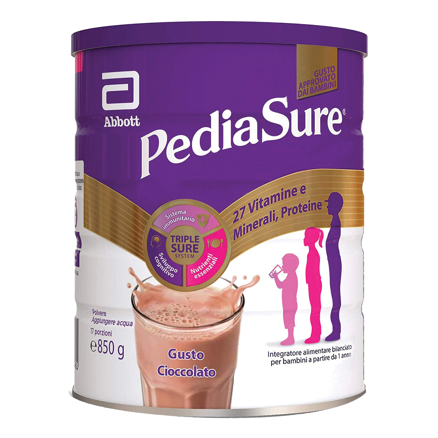 Pediasure crescita&sviluppo rinforza cioccolato 850 g