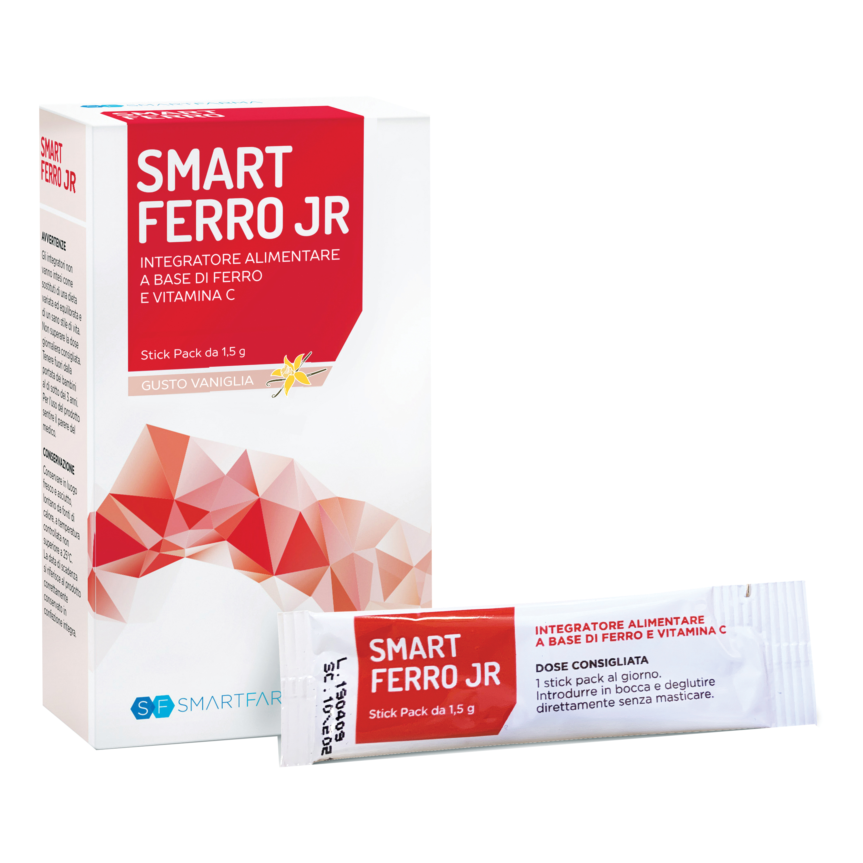 Smart ferro jr 20 stick pack gusto vaniglia