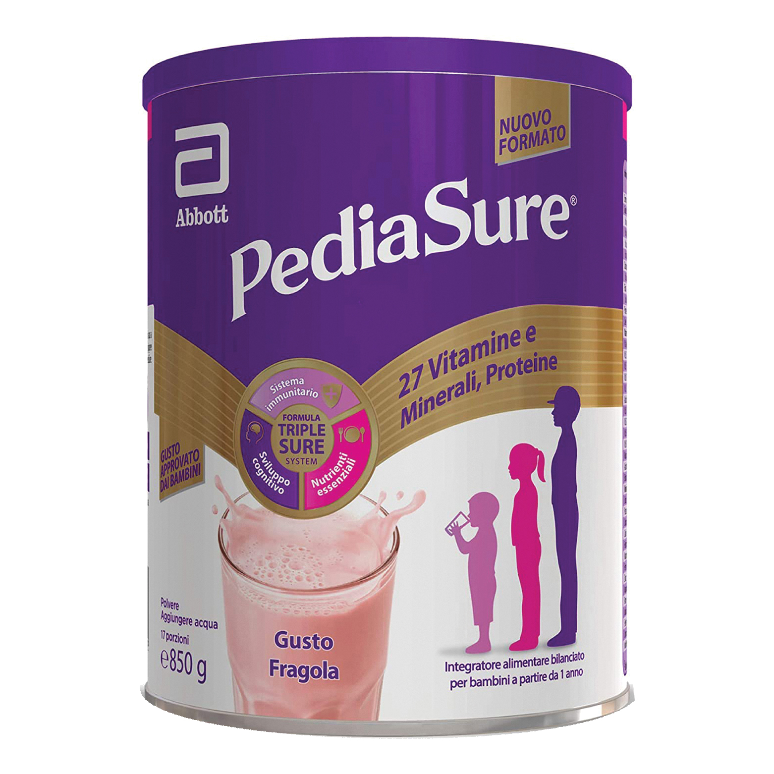 Pediasure crescita&sviluppo fragola 850 g