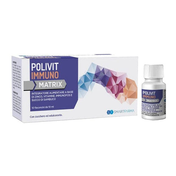 Polivit immuno matrix 10 flaconcini da 10 ml