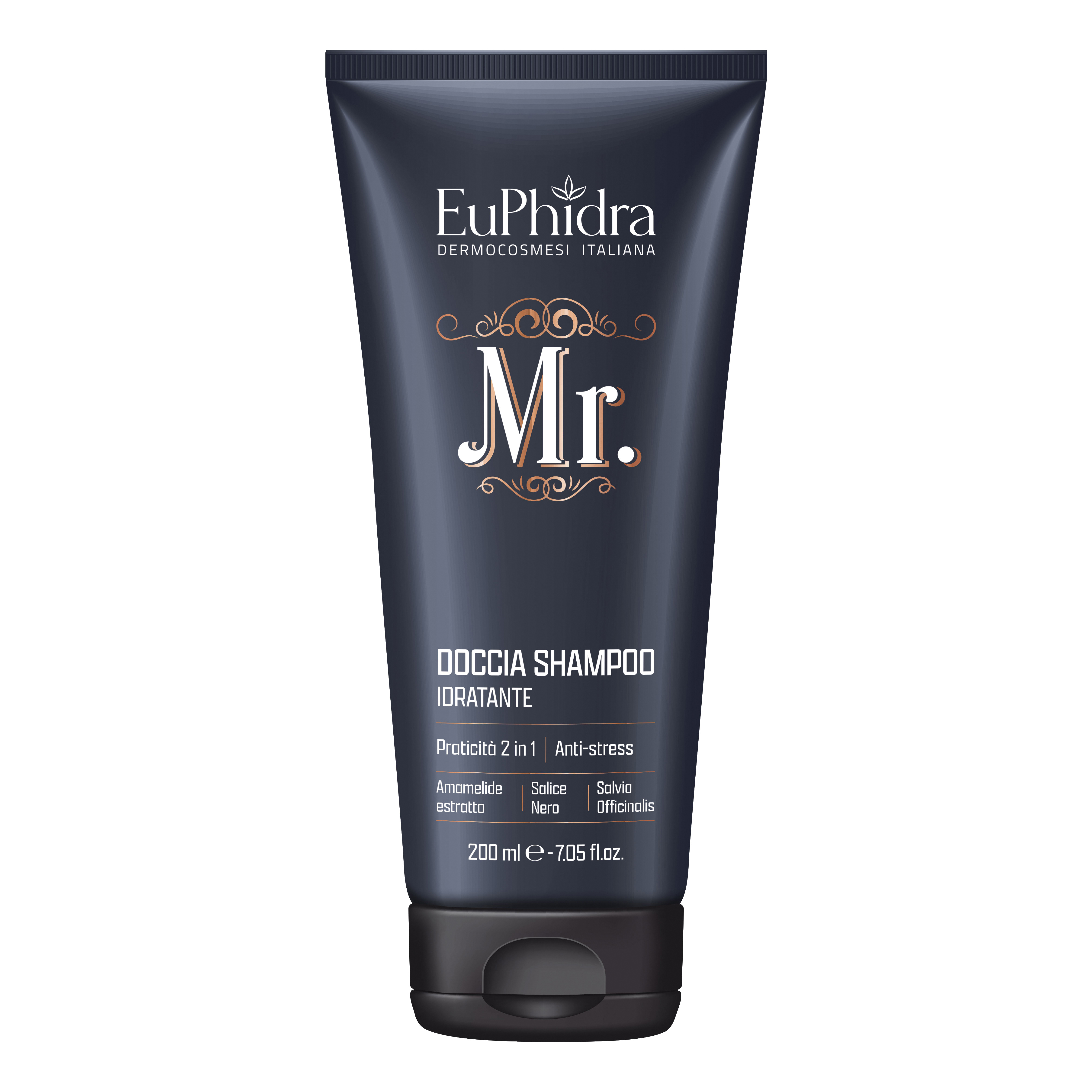 Euphidra mr doccia shampoo idratante 200 ml