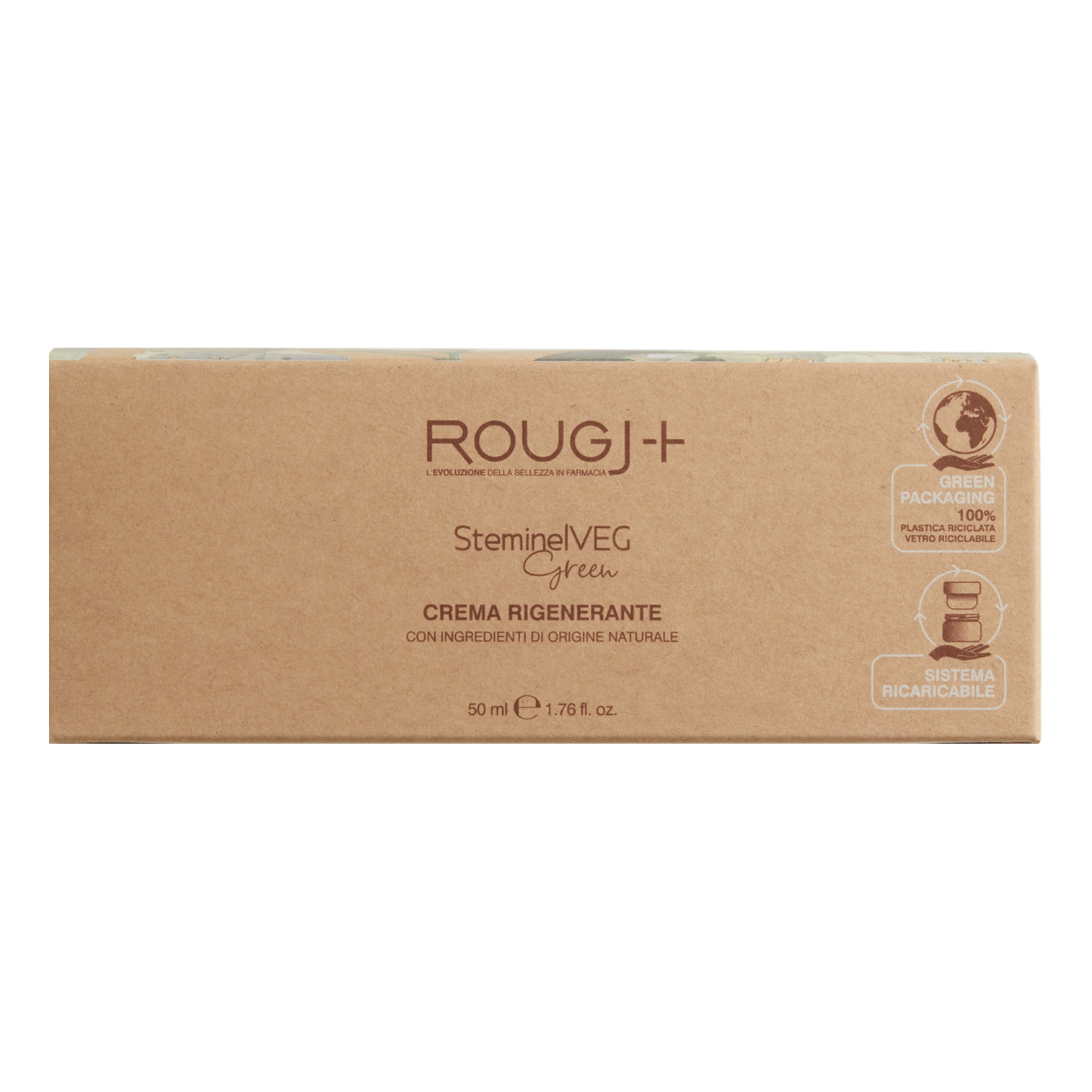 Rougj crema rigenerante ingredienti origine naturale 50 ml