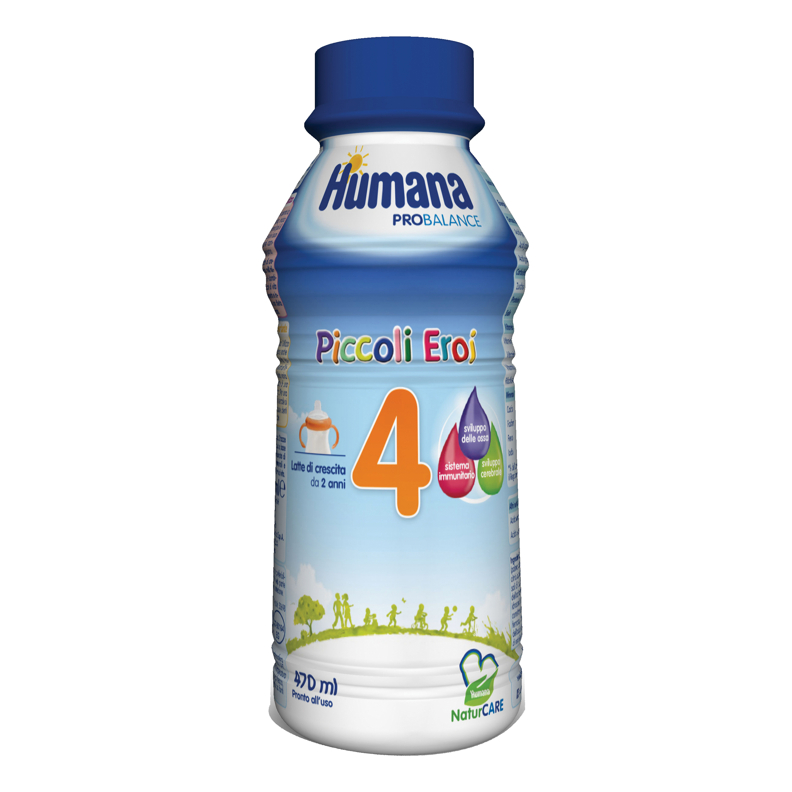 Humana 4 probalance 470 ml bottiglia