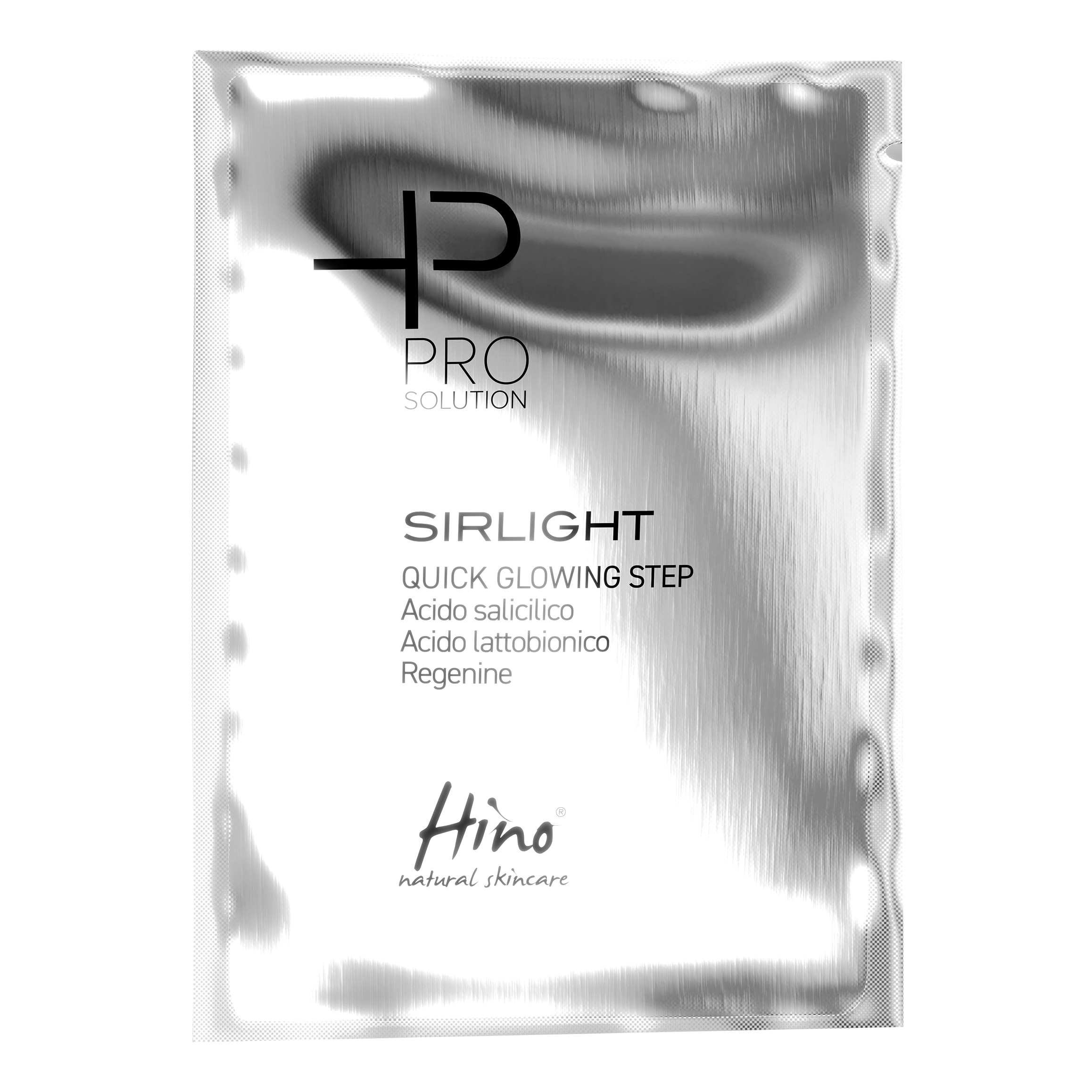 Hino natural skincare pros sirlight peeling viso schiarente 20 salviettine