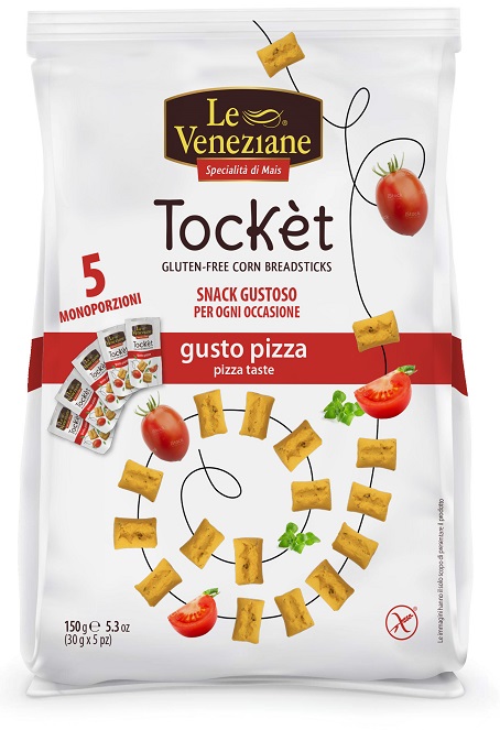Le veneziane tocket multipack gusto pizza 30 g x 5 pezzi