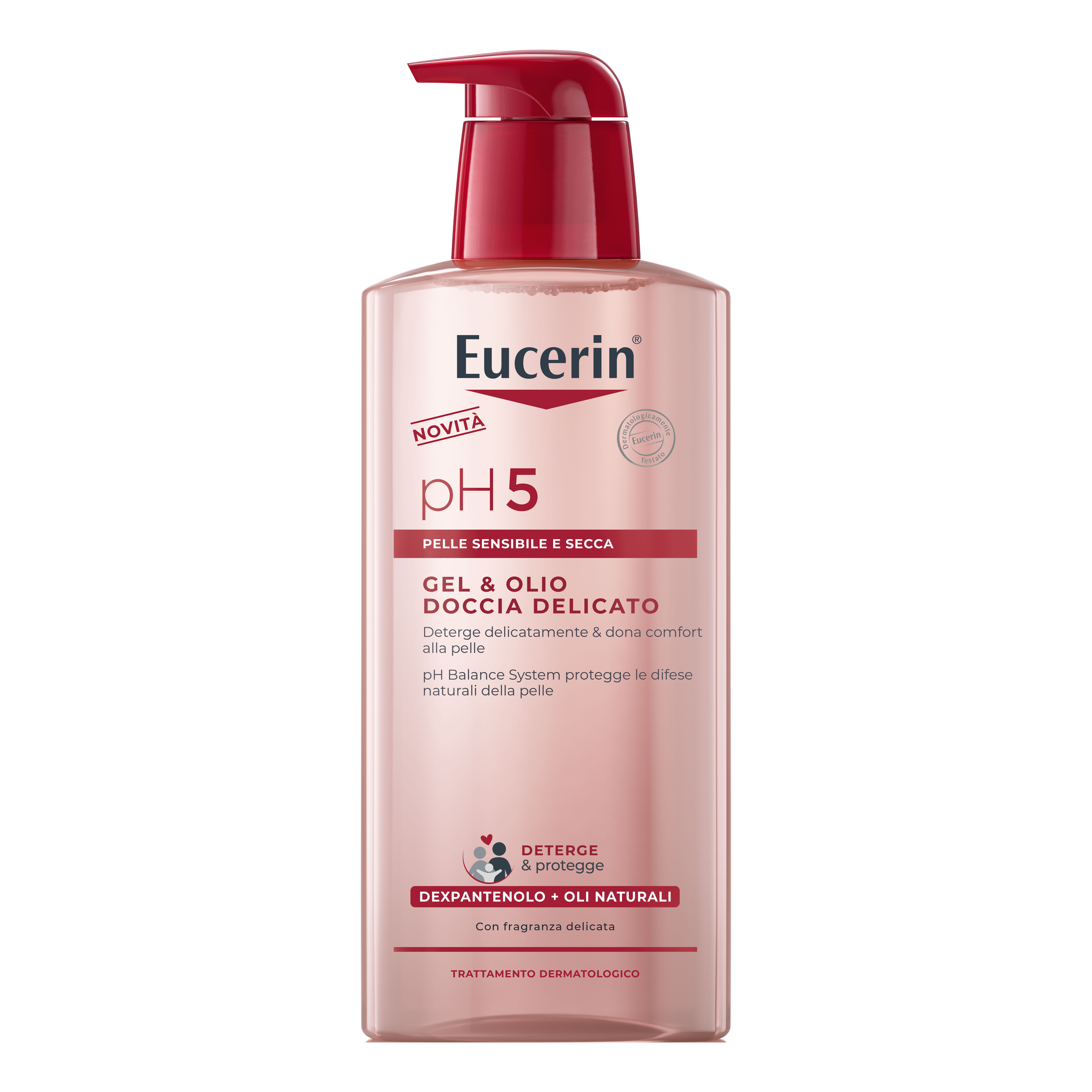 Eucerin gel & olio doccia delicato 400 ml