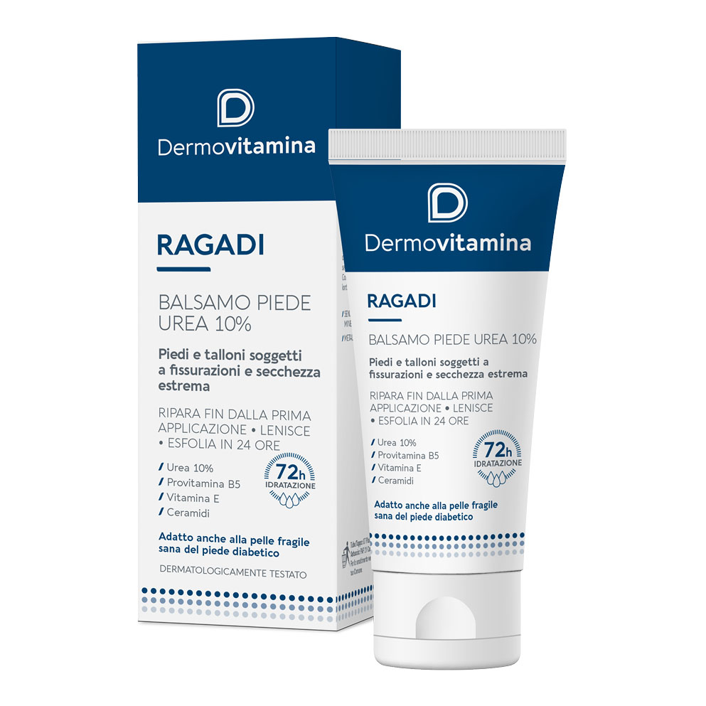 Dermovitamina ragadi piede urea 10% 75 ml