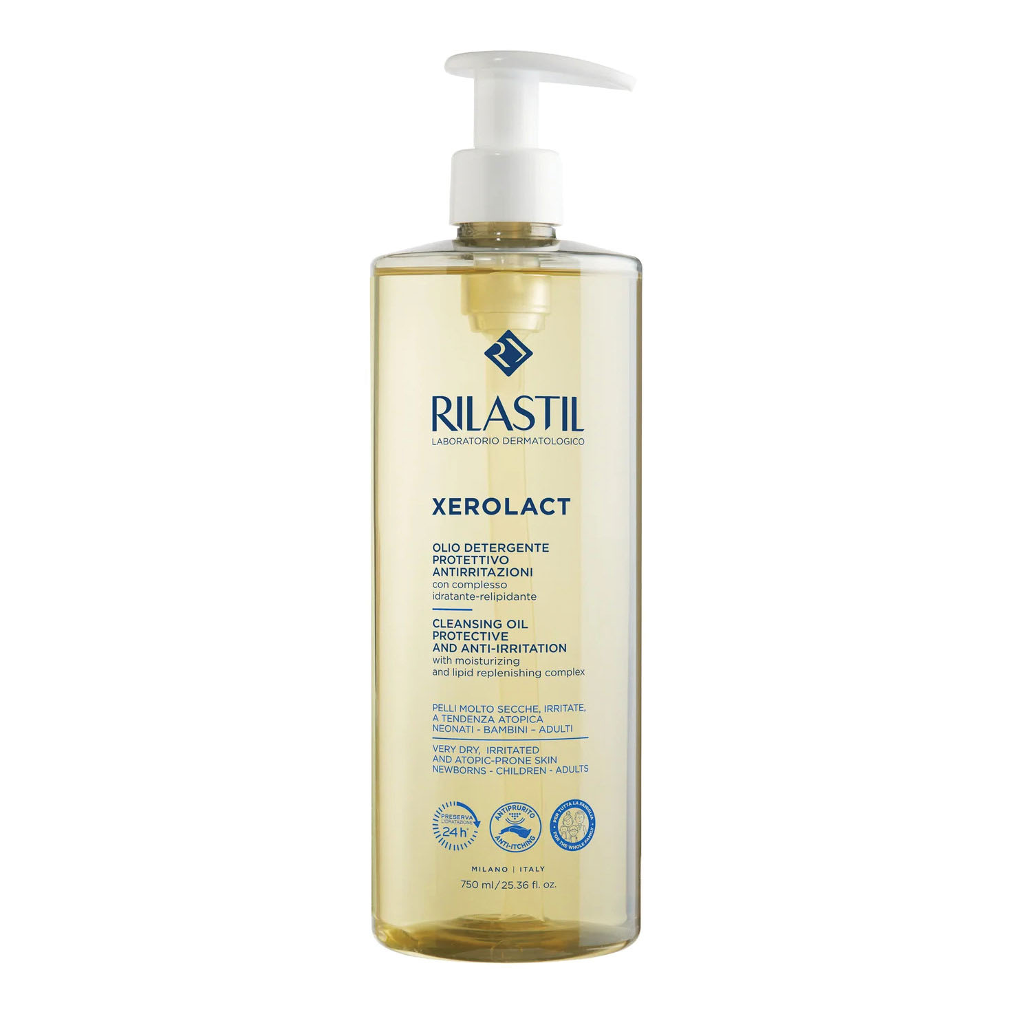 Rilastil xerolact olio detergente 1000 ml