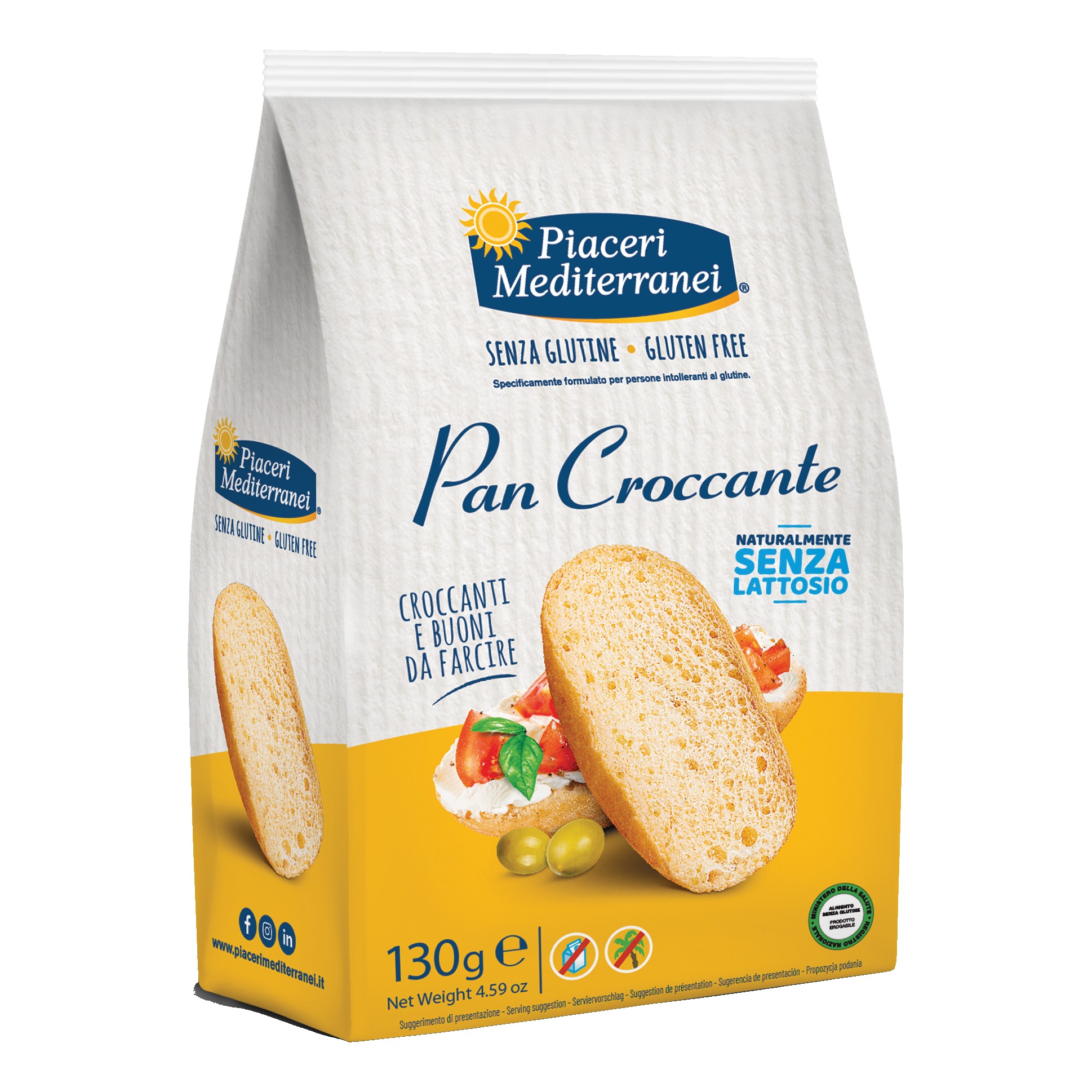 Piaceri mediterranei pan croccante 130 g