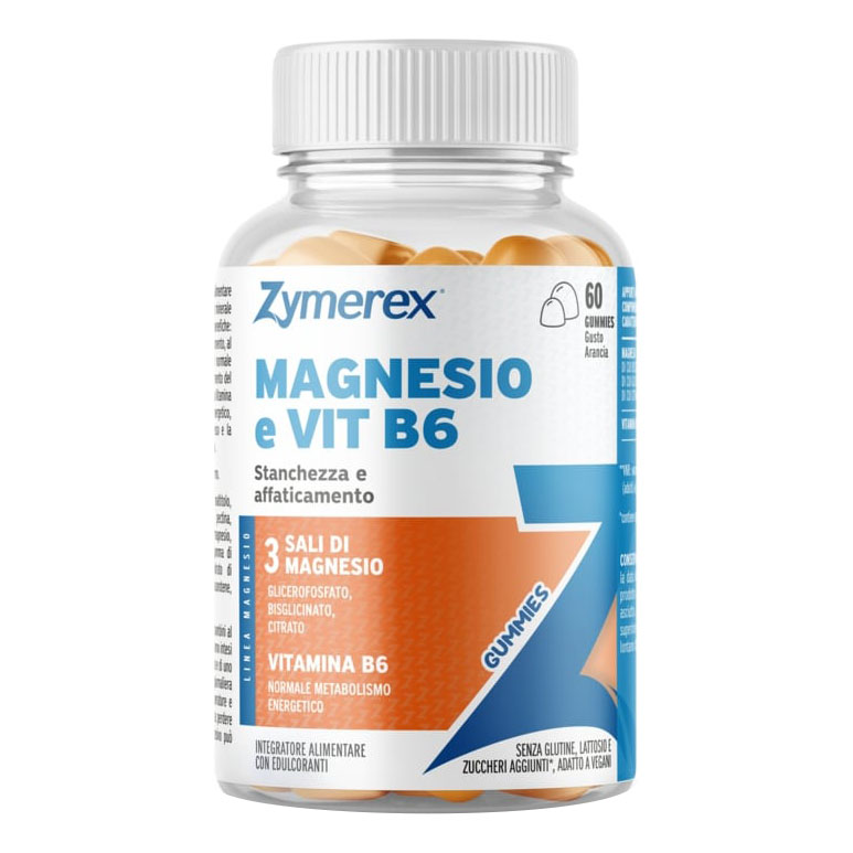 Zymerex magnesio e vit b6 60 gummies