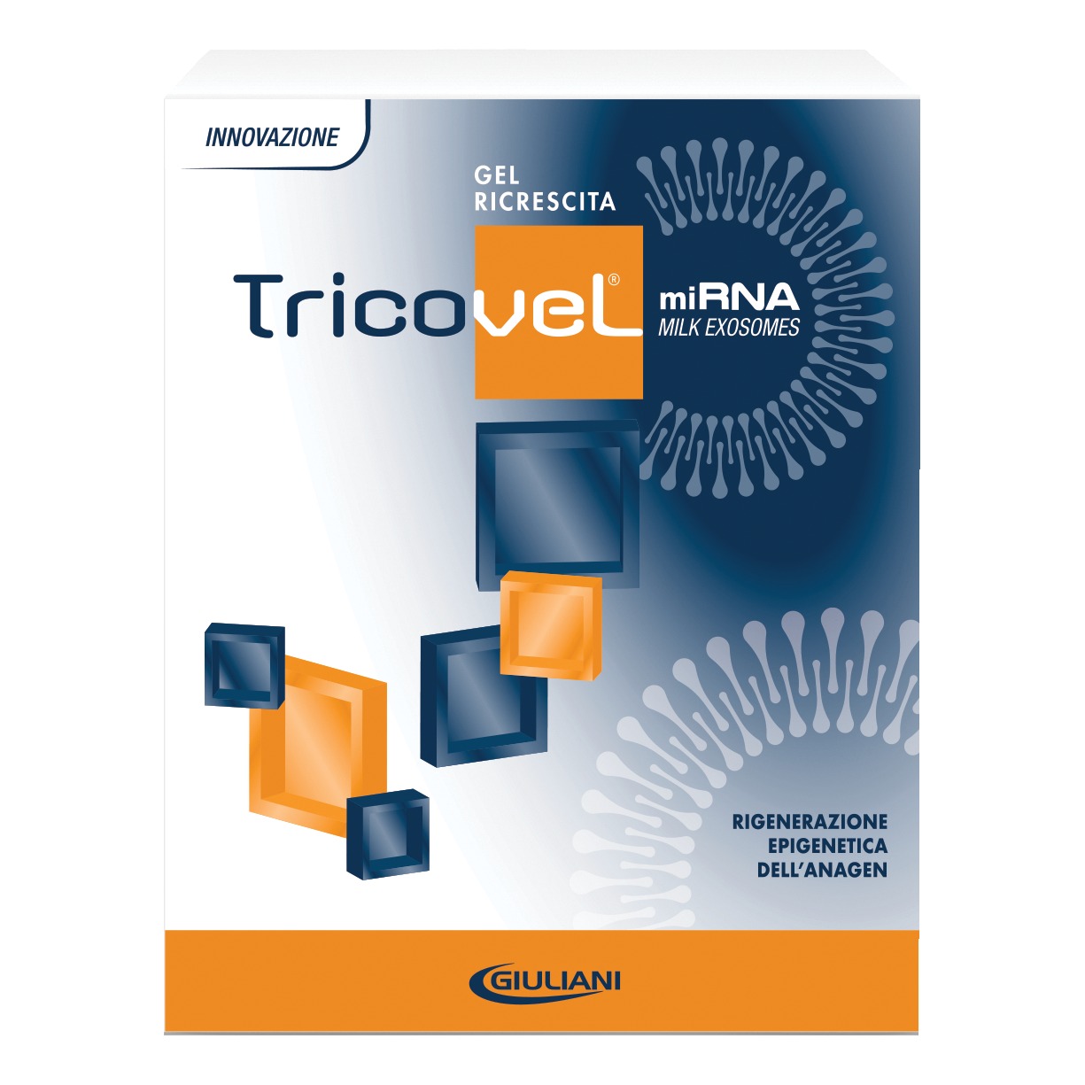 Tricovel mirna milk exosomes gel ricrescita 4 tubetti da 15 ml
