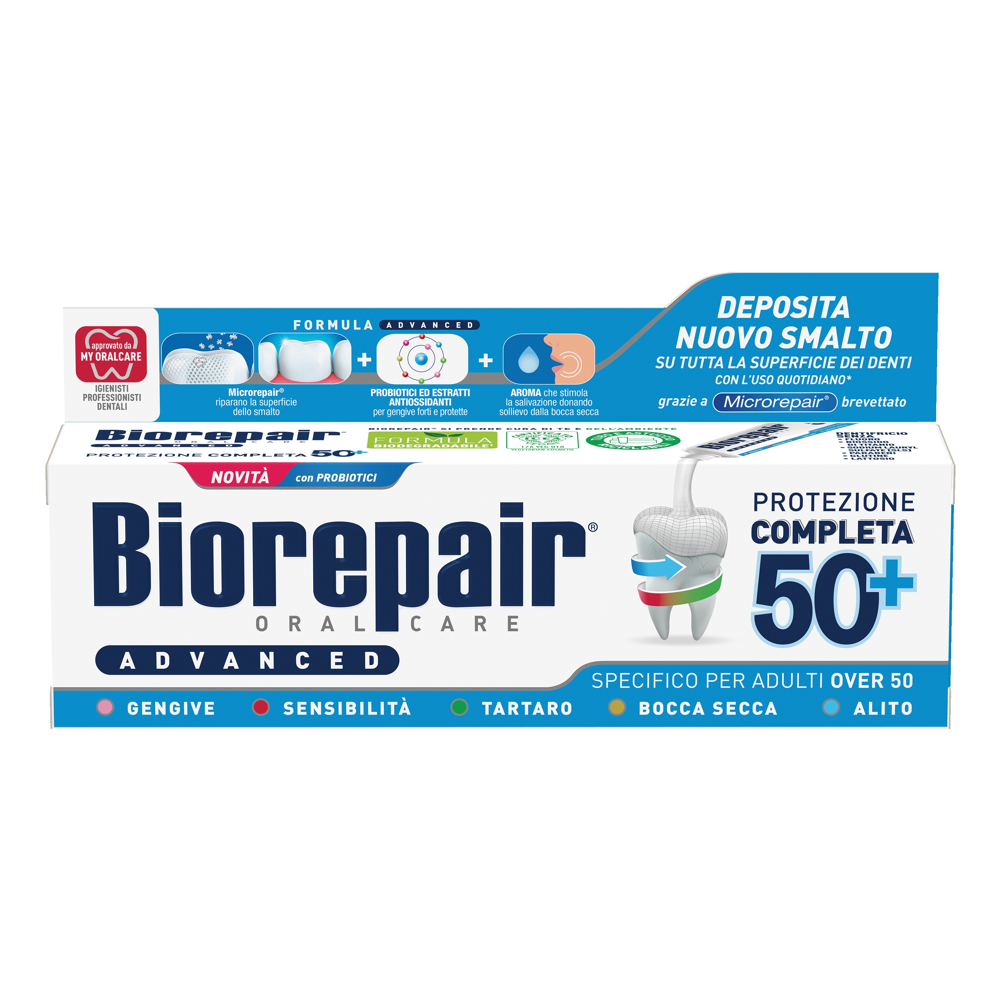 Biorepair adv protezione completa 50+ 75 ml