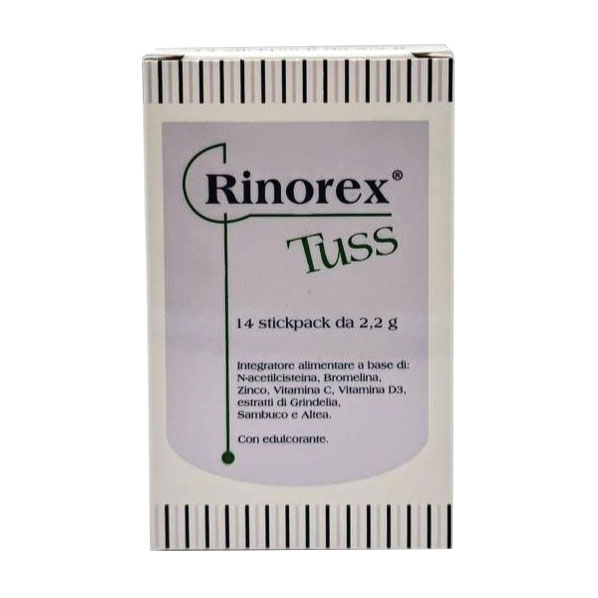 Rinorex tuss 14 stickpack da 2,2 g