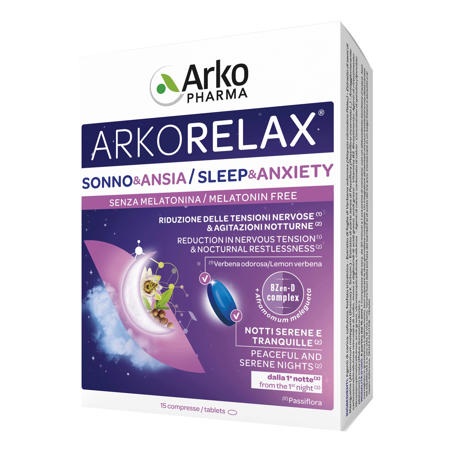 Arkorelax sonno&ansia 15 compresse