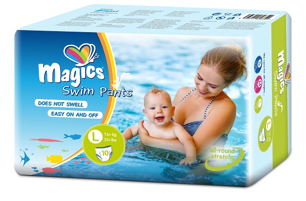 Magics swimpants large 10 pezzi
