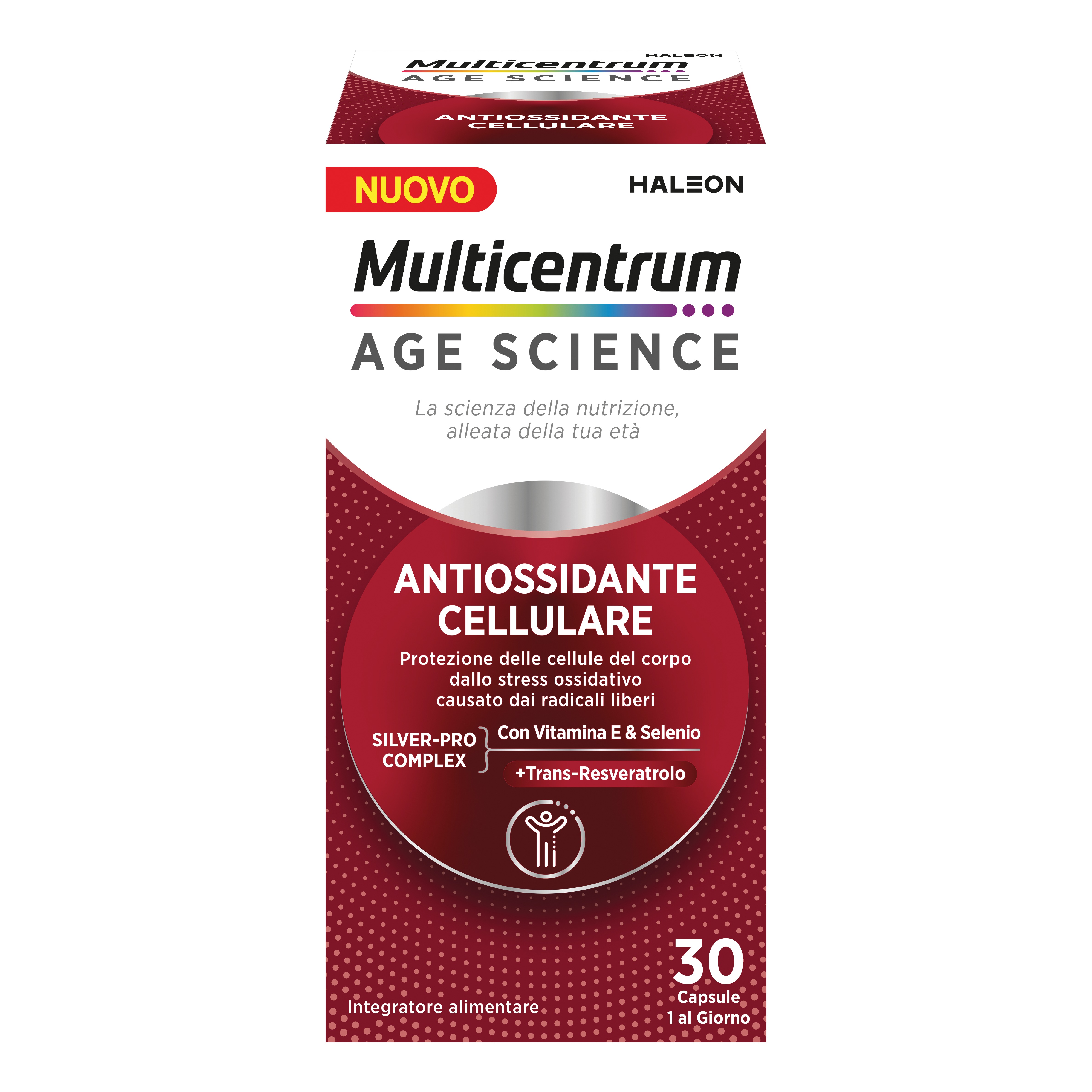 Multicentrum age science antiossidante cellulare 30 capsule