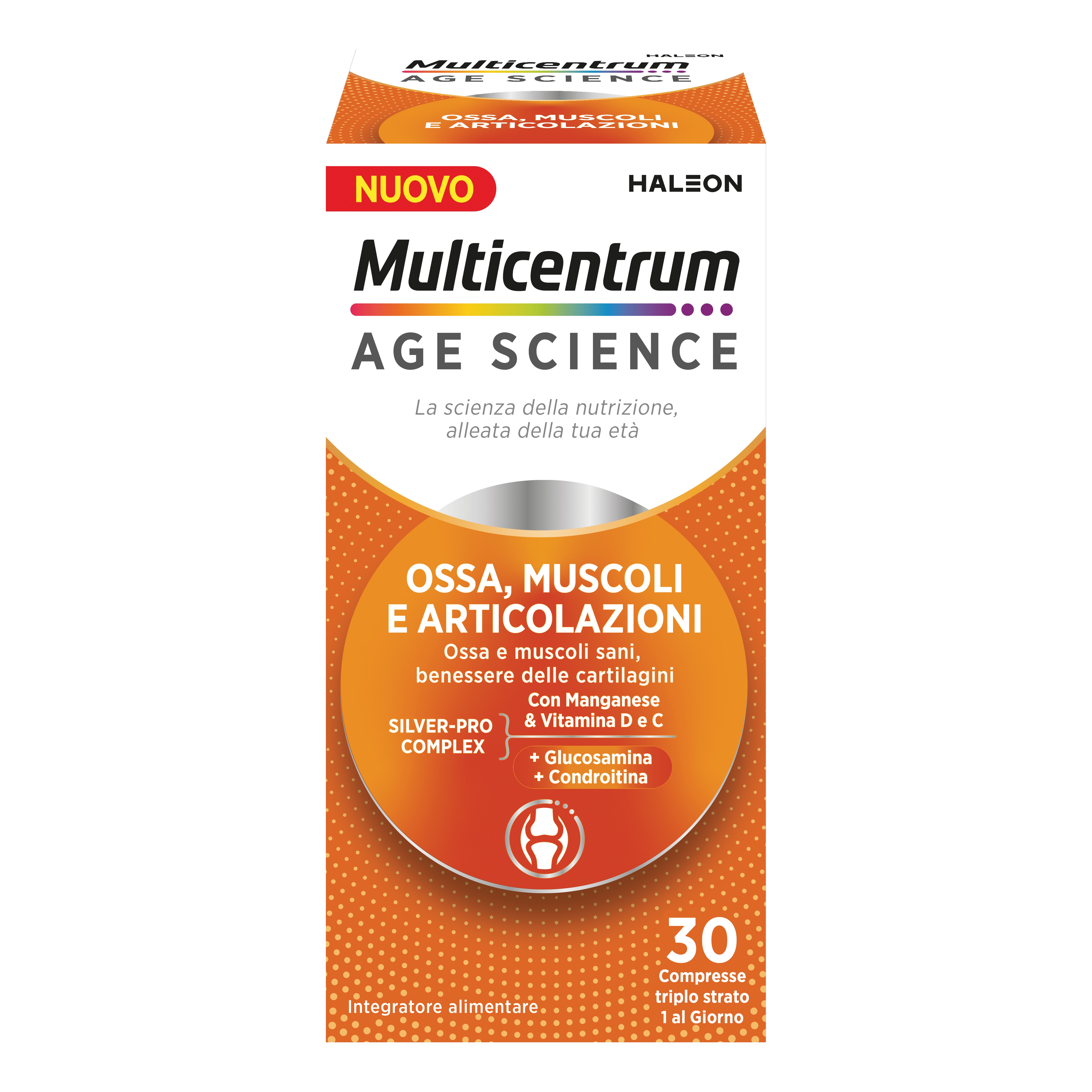 Multicentrum age science ossa muscoli articolazioni 30 compresse