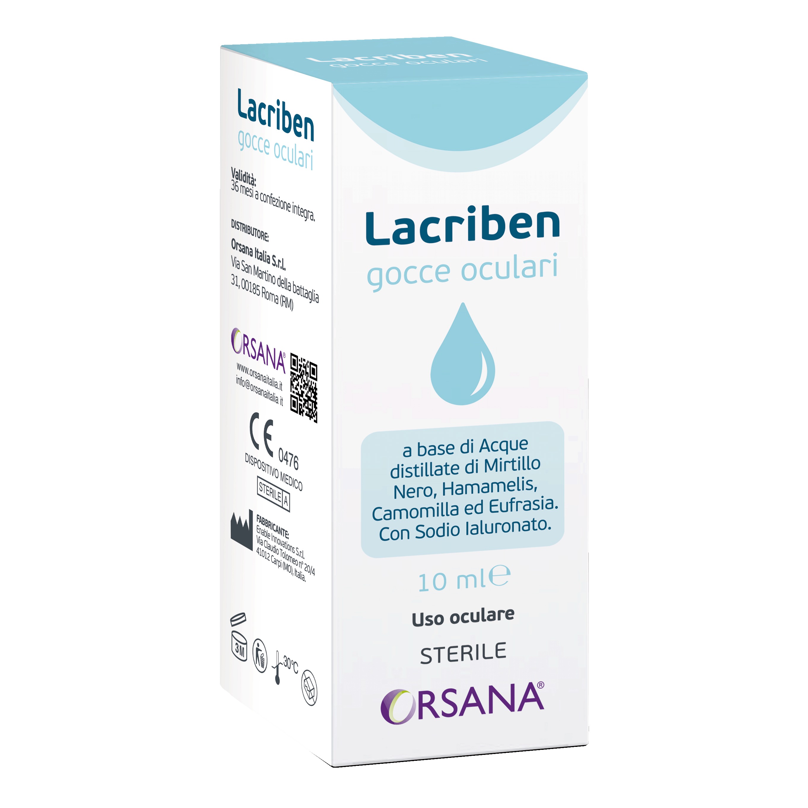 Lacriben gel oculare 30 fiale monodose da 0,6 ml