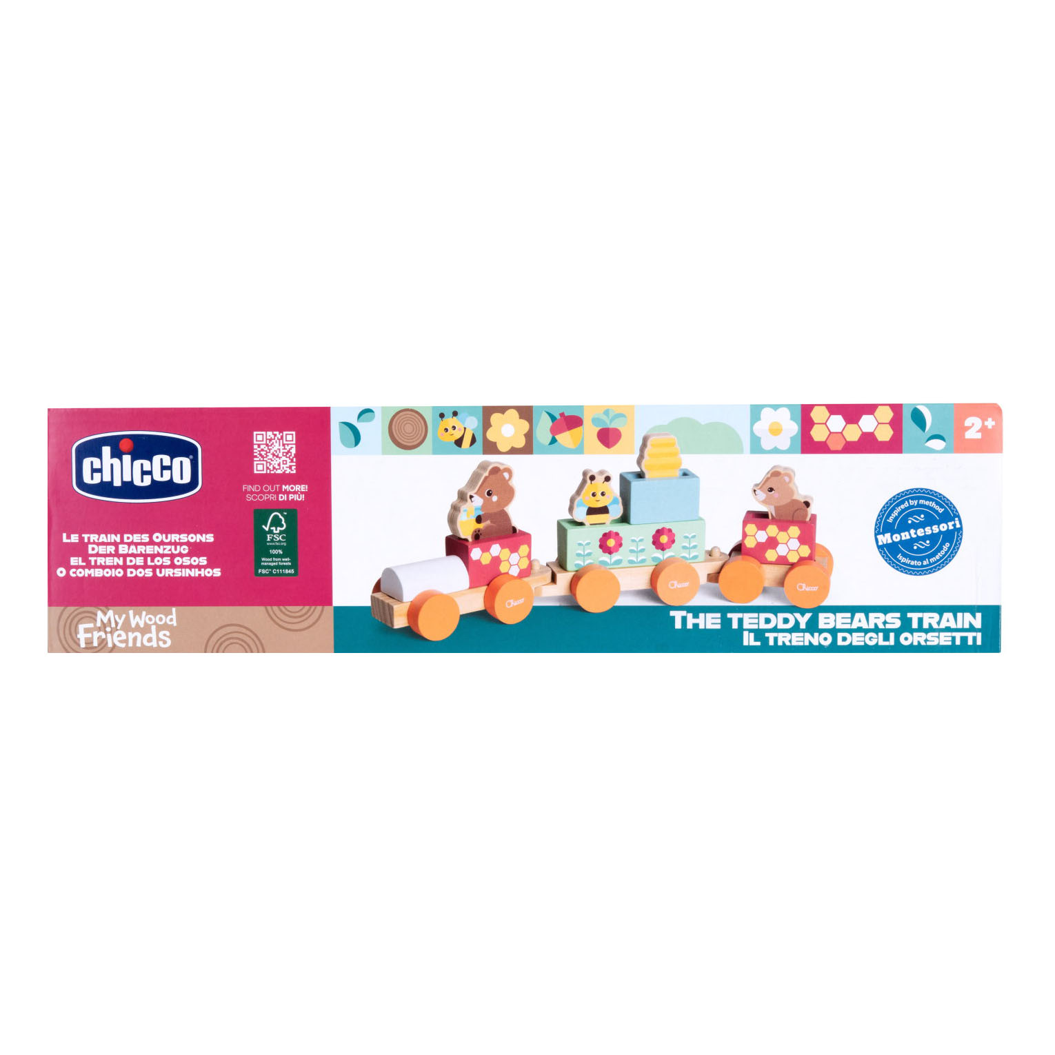 Chicco gioco legno treno degli degli orsetti