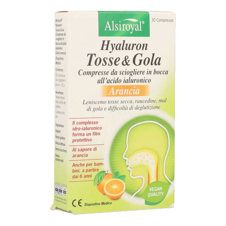Hyaluron tosse&gola 30 compresse
