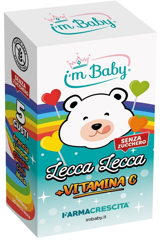 Imbaby lecca lecca vitamina c 20 pezzi