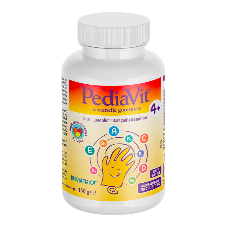 Pediavit caramelle gommose 60 pezzi da 2,5 g nuova formulazione
