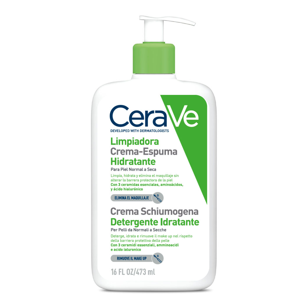 Cerave crema schiumogena detergente idratante 473 ml