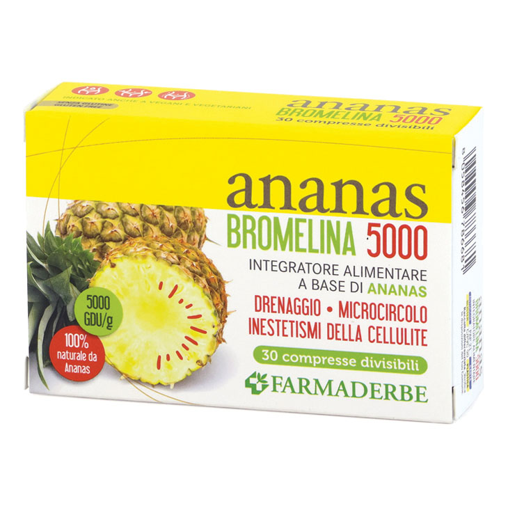 Ananas bromelina 5000 30 compresse