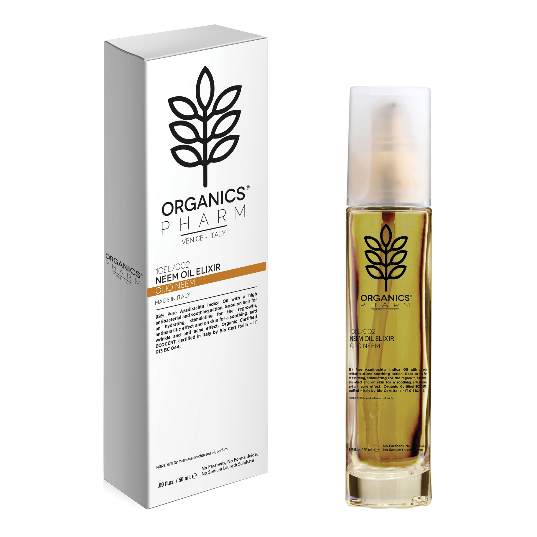 Organics pharm neem oil elixir 50 ml