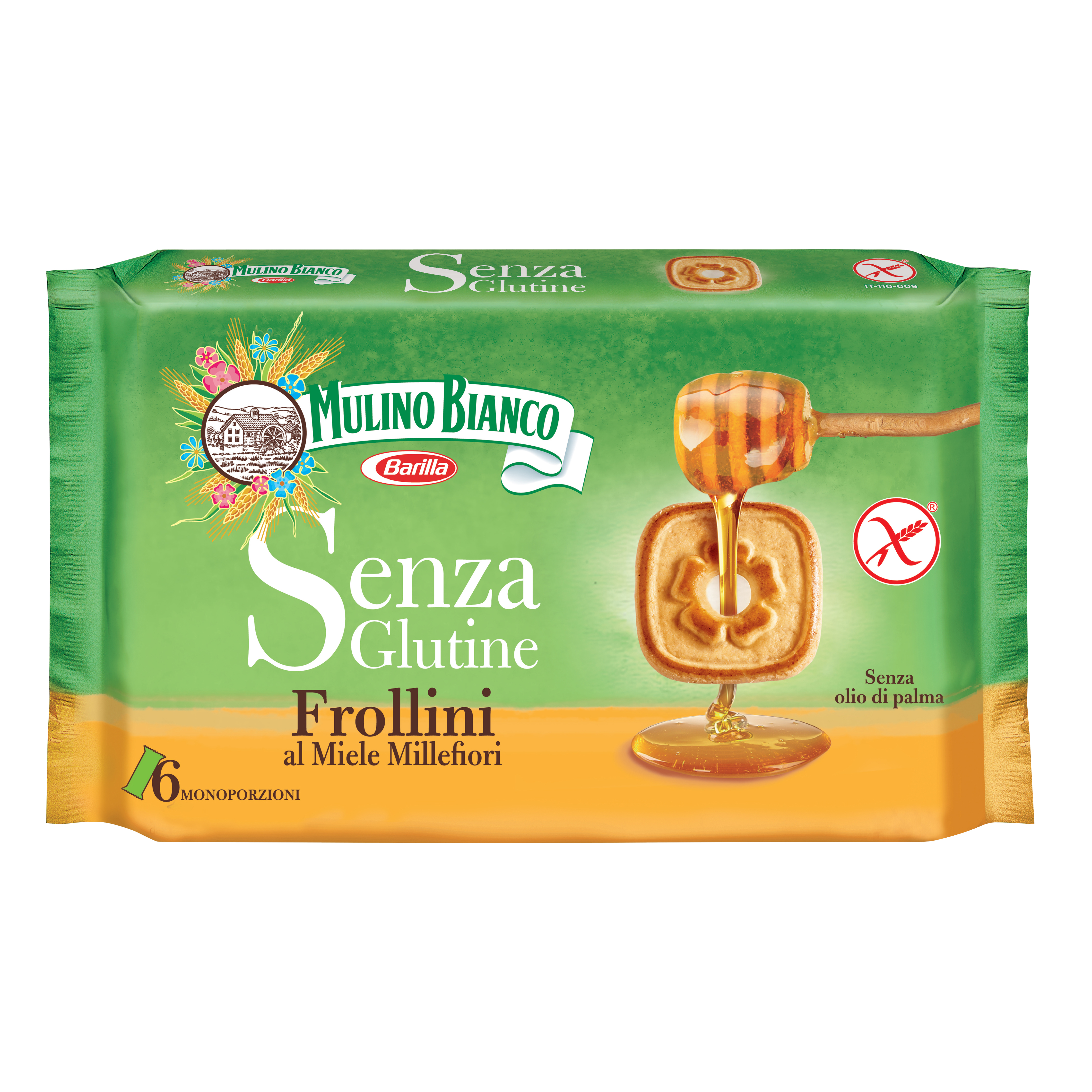 Mulino bianco biscotto frollino al miele millefiori 250 g