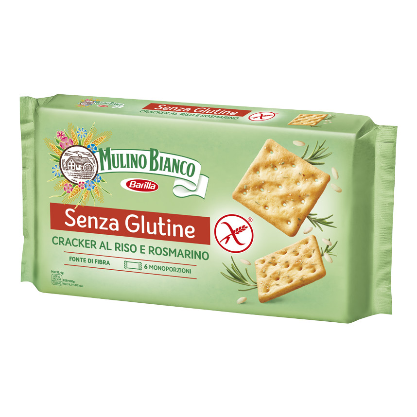 Mulino bianco cracker al riso e rosmarino 200 g
