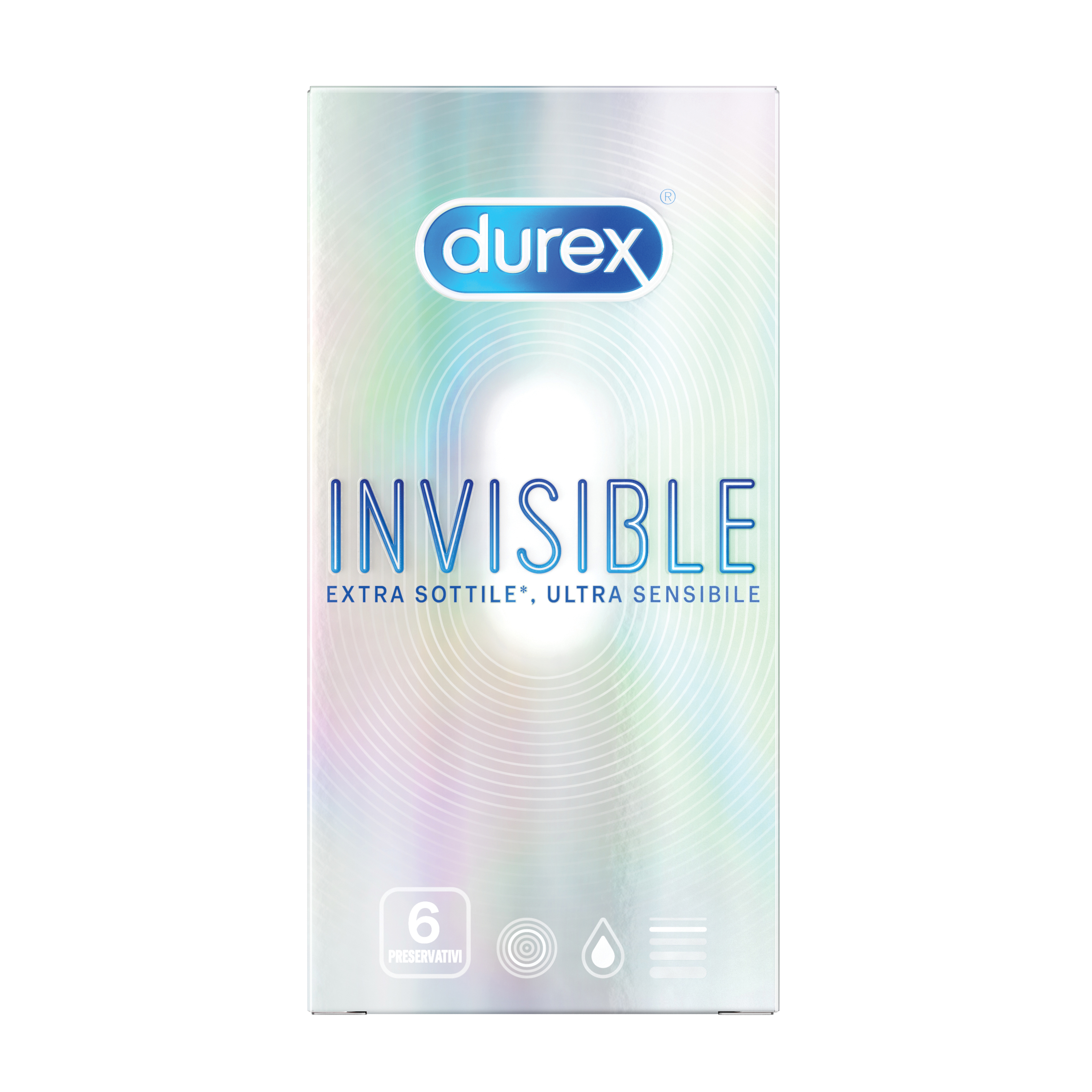 Durex invisible profilattico 6 pezzi