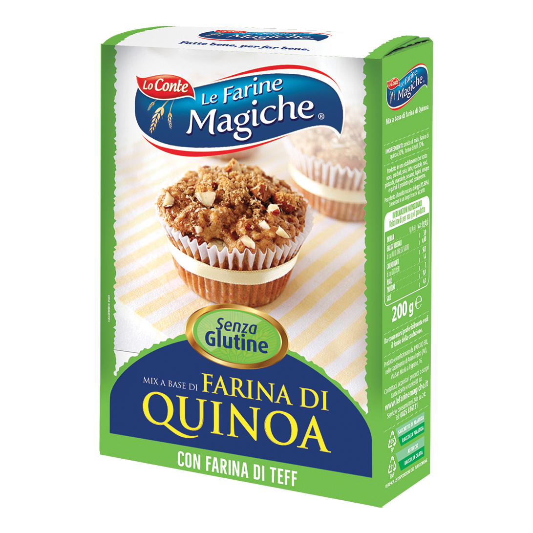 Le farine magiche ipafood mix farina a base di quinoa senza lievito e senza glutine 200 g