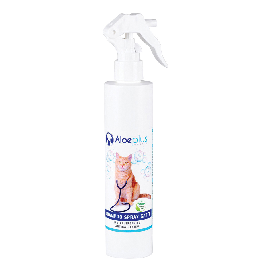 Aloeplus shampoo spray gatti 250 ml