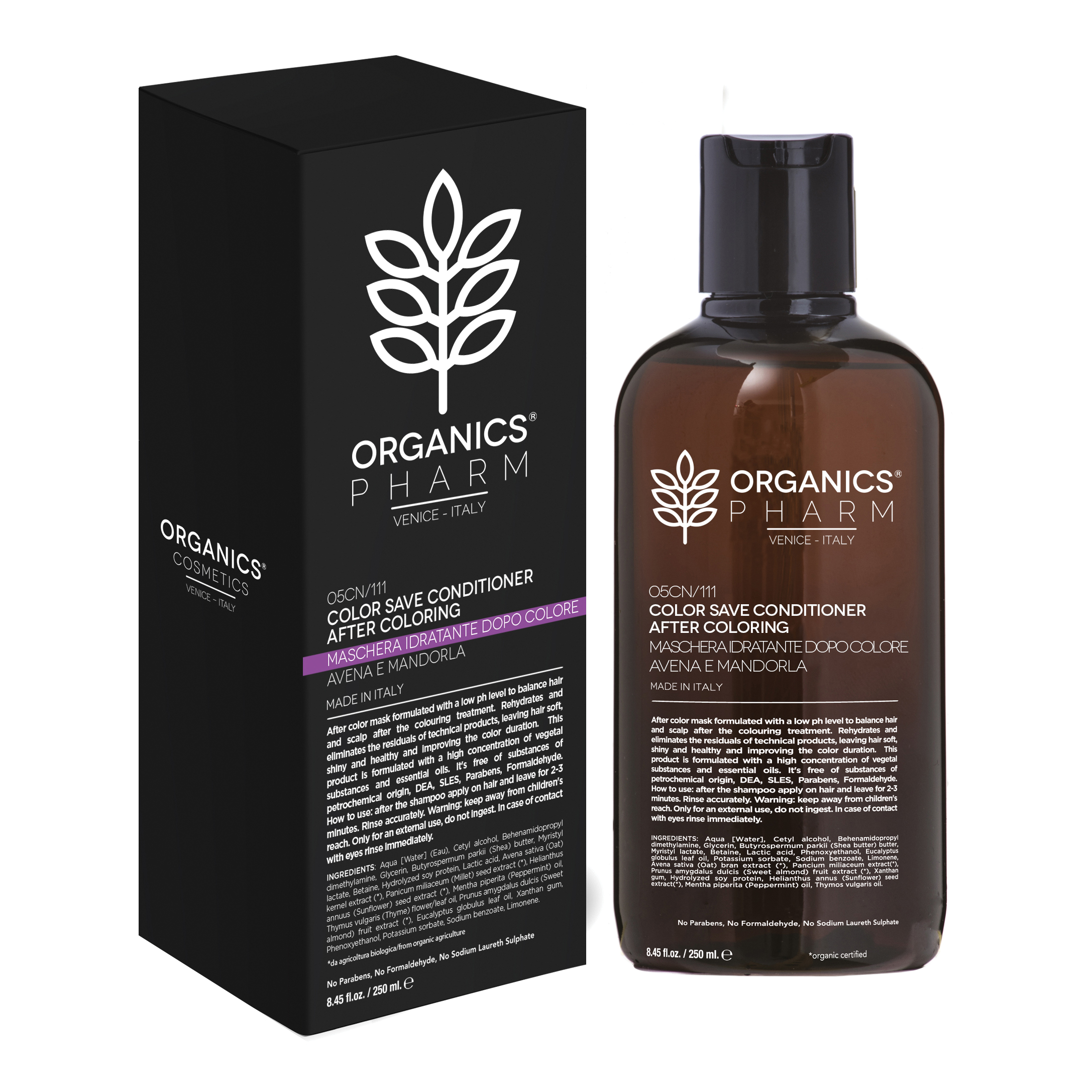 Organics pharm color save conditioner oats and almond