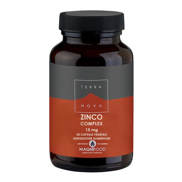 Terranova complesso di zinco 15 mg 50 capsule