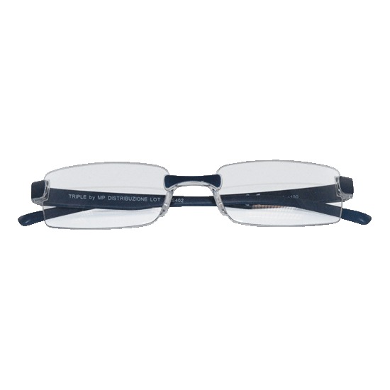 Occhiale da lettura premontato twins silver triple +2,00 diottrie